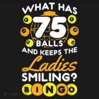What Has 75 Balls And Keeps The Ladies Smiling Kids Sweatshirt thumb 2