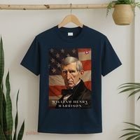 William Harrison 9th President Of The United States Portrait T-Shirt thumb 2