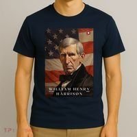 William Harrison 9th President Of The United States Portrait T-Shirt thumb 3