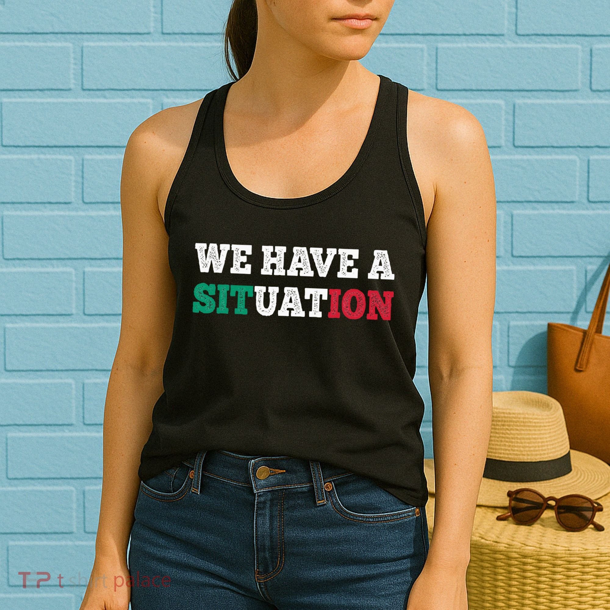 We Have A Situation New Jersey Garden Nj Shore Women's Tank Top