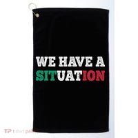 We Have A Situation New Jersey Garden Nj Shore Golf Towel thumb 0