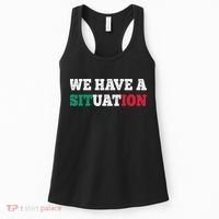 We Have A Situation New Jersey Garden Nj Shore Italian Flag Women's Tank Top thumb 0