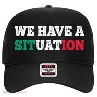 We Have A Situation New Jersey Garden Nj Shore Italian Flag Hat thumb 0
