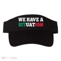 We Have A Situation New Jersey Garden Nj Shore Italian Flag Visor thumb 0