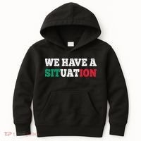 We Have A Situation New Jersey Garden Nj Shore Italian Flag Kids Hoodie thumb 0