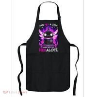 Why Hex A Little When U Can Hex Alotl Axolotl Halloween  Apron thumb 0