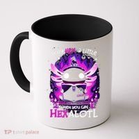 Why Hex A Little When U Can Hex Alotl Axolotl Halloween  Coffee Mug thumb 0