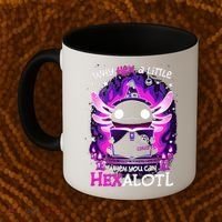 Why Hex A Little When U Can Hex Alotl Axolotl Halloween  Coffee Mug thumb 2