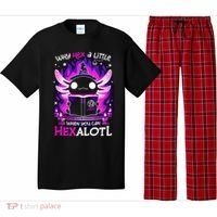 Why Hex A Little When U Can Hex Alotl Axolotl Halloween  Pajama Set thumb 0