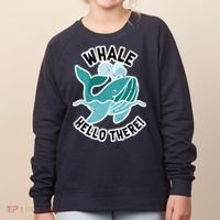 Whale Hello There Women's Sweatshirt thumb 0