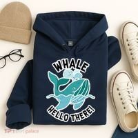 Whale Hello There Hoodie thumb 4