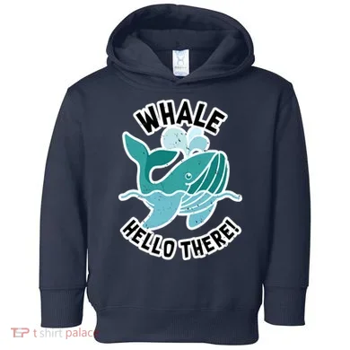 Whale Hello There Toddler Hoodie
