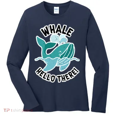 Whale Hello There Women's Long Sleeve Shirt