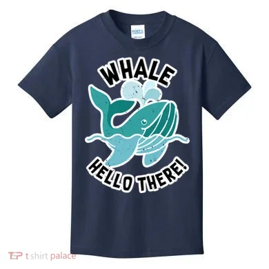 Whale Hello There Kids T-Shirt