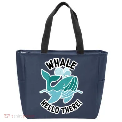 Whale Hello There Tote Bag