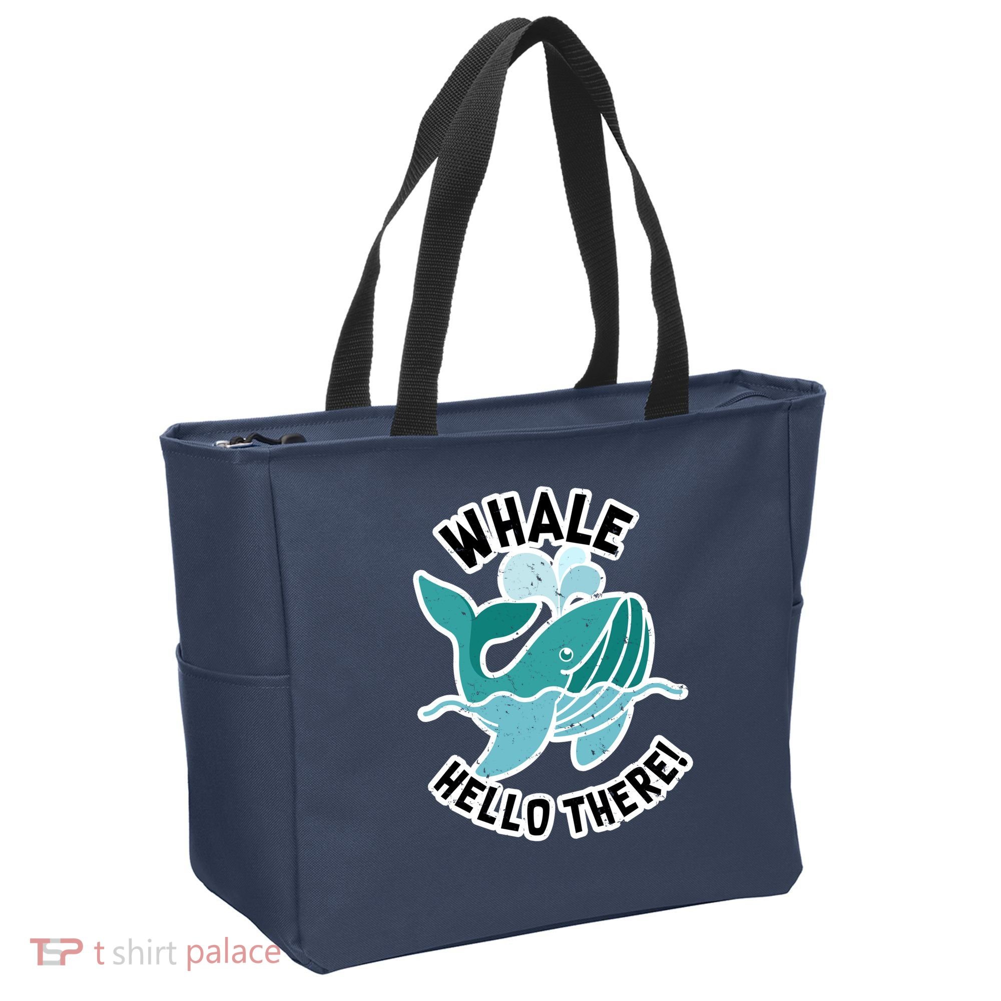 Whale Hello There Tote Bag