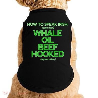 Whale Oil Beef Hooked Doggie Tank
