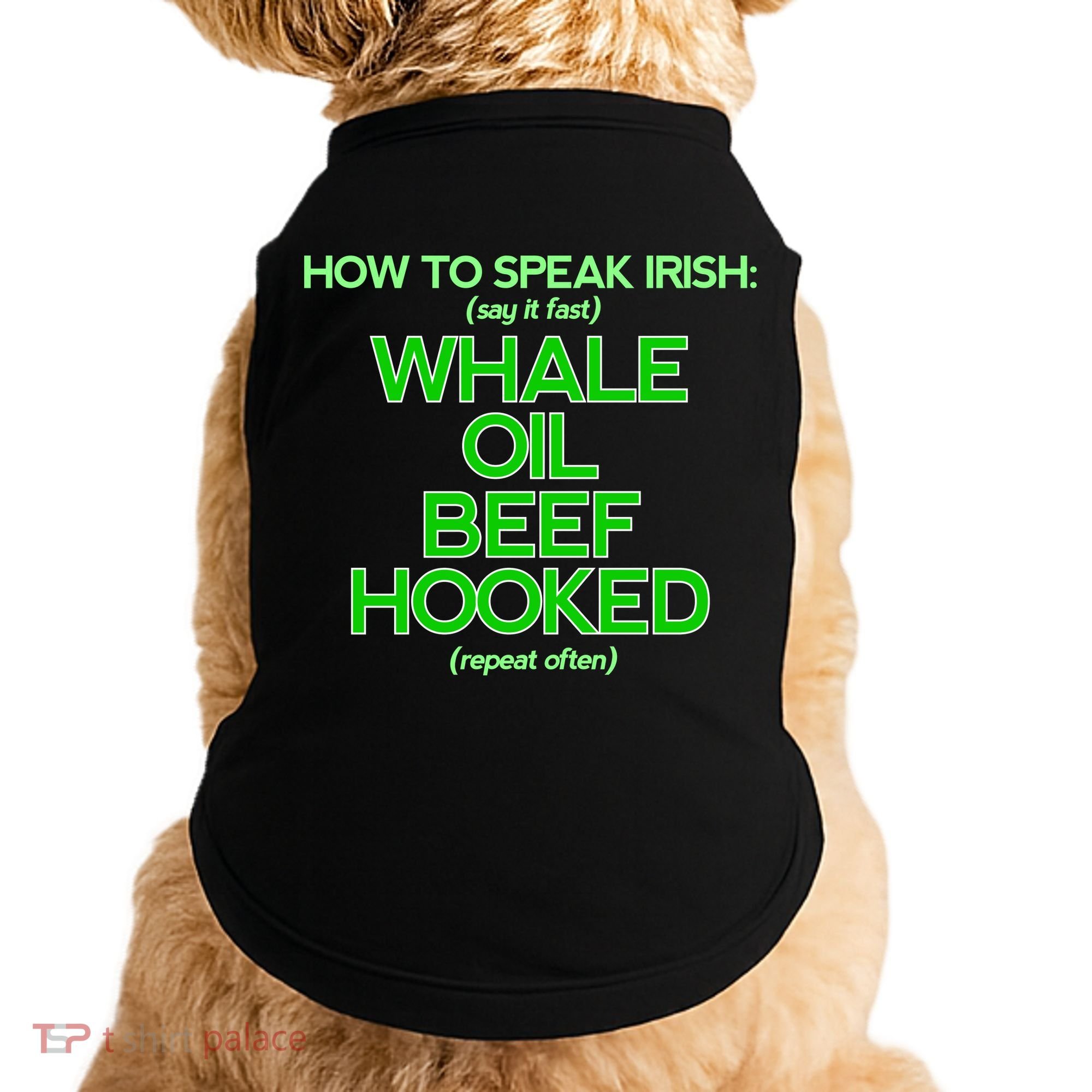 Whale Oil Beef Hooked Doggie Tank