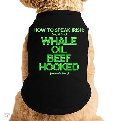 Whale Oil Beef Hooked Doggie Tank