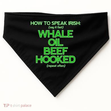 Whale Oil Beef Hooked USA-Made Doggie Bandana