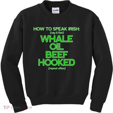 Whale Oil Beef Hooked Kids Sweatshirt