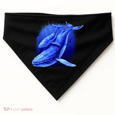 Whale Song of the Deep USA-Made Doggie Bandana