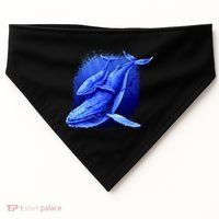 Whale Song of the Deep USA-Made Doggie Bandana thumb 0