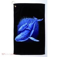 Whale Song of the Deep Golf Towel thumb 0