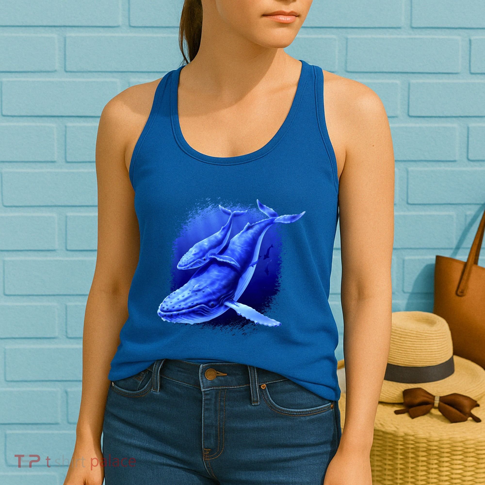 Whale Song of the Deep Women's Tank Top