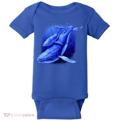 Whale Song of the Deep Baby Bodysuit