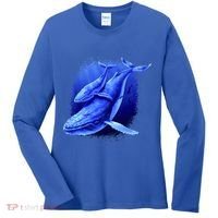 Whale Song of the Deep Women's Long Sleeve Shirt thumb 0