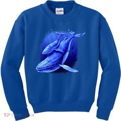 Whale Song of the Deep Kids Sweatshirt