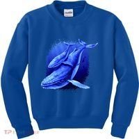 Whale Song of the Deep Kids Sweatshirt thumb 0