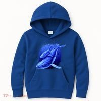 Whale Song of the Deep Kids Hoodie thumb 0