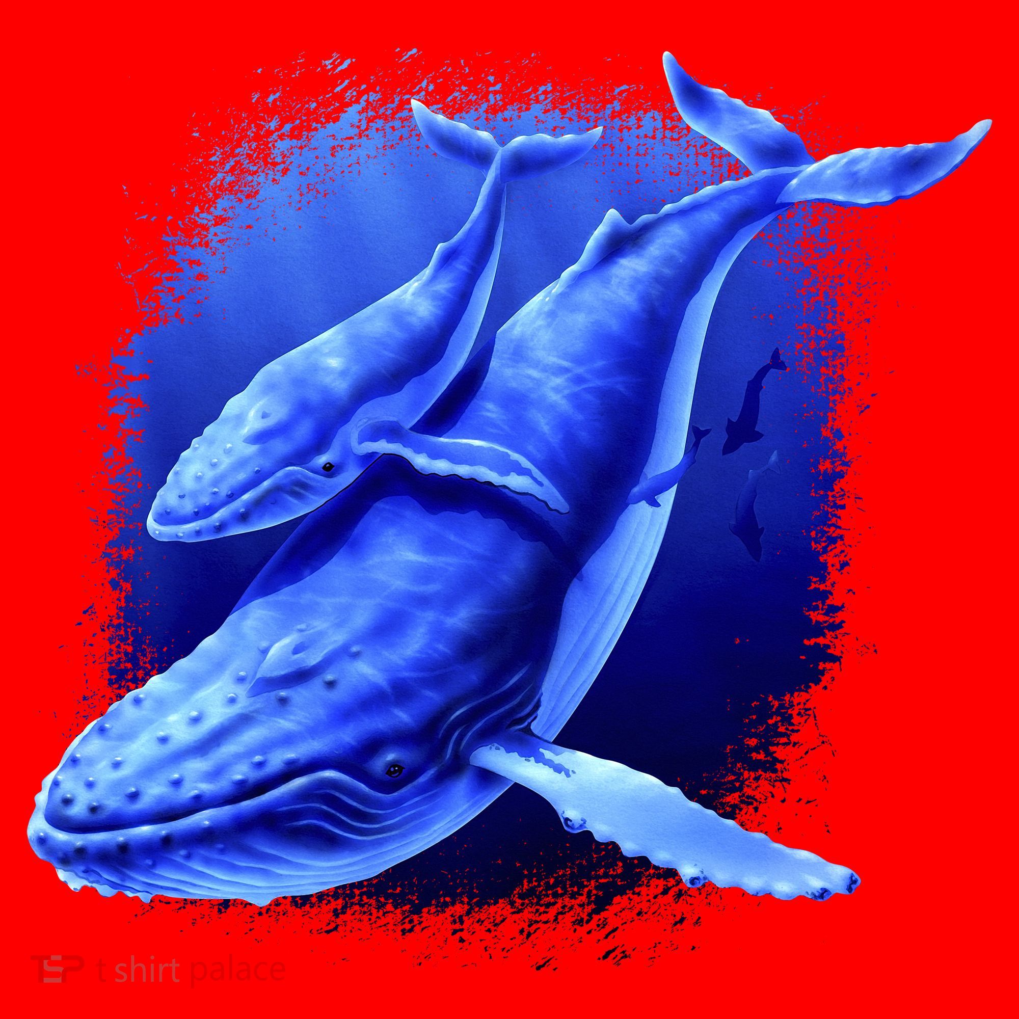 Whale Song of the Deep Santa Hat