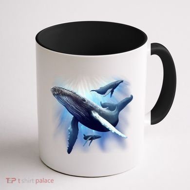 Whales Coffee Mug back