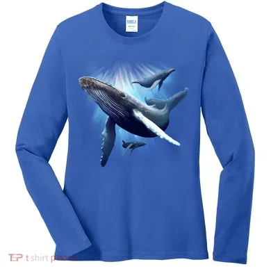 Whales Women's Long Sleeve Shirt