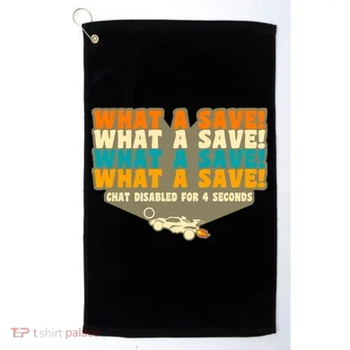 What A Save Rocket Soccer Golf Towel