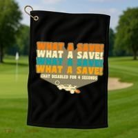 What A Save Rocket Soccer Golf Towel thumb 1