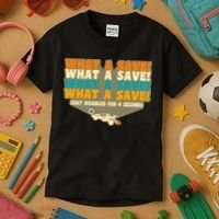 What A Save Rocket Soccer Kids T-Shirt thumb 3