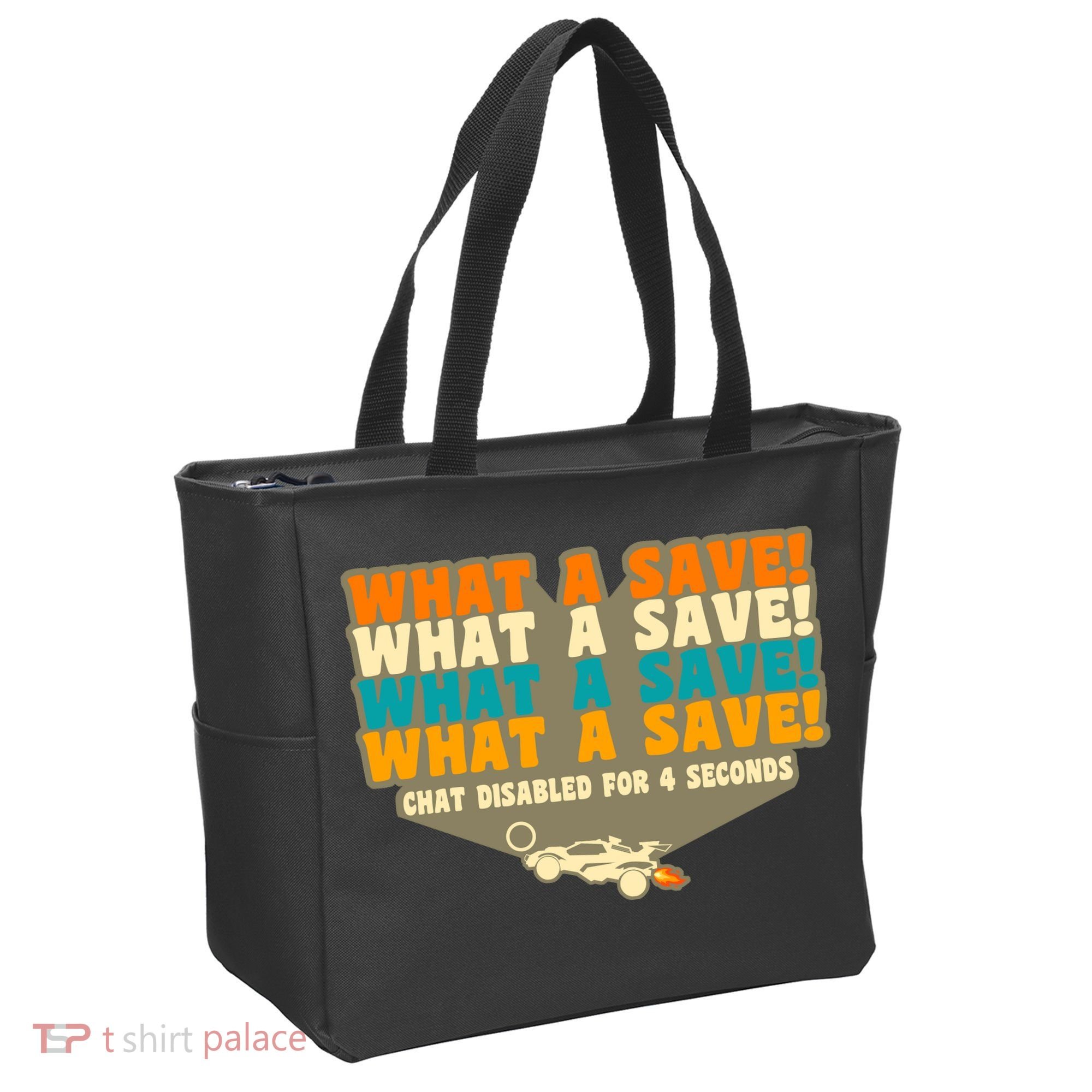 What A Save Rocket Soccer Tote Bag