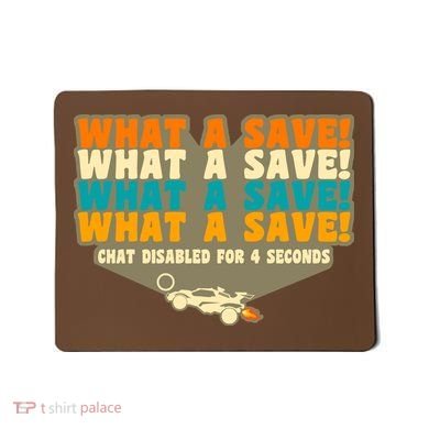 What A Save Rocket Soccer Mousepad