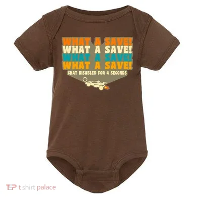 What A Save Rocket Soccer Baby Bodysuit
