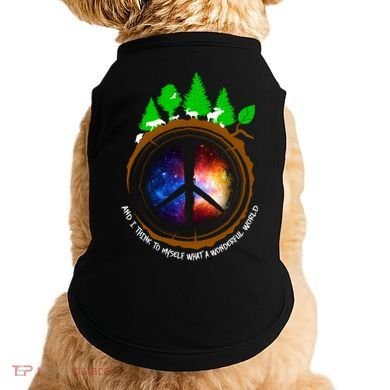 What A Wonderful World Doggie Tank