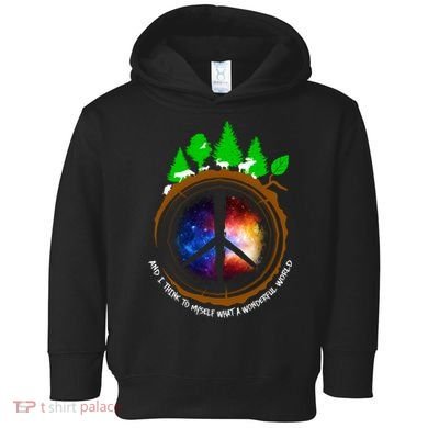 What A Wonderful World Toddler Hoodie
