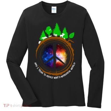 What A Wonderful World Women's Long Sleeve Shirt
