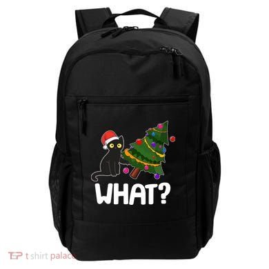What? Bad Cat Knocking Over Christmas Tree Backpack
