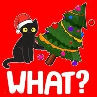 What? Bad Cat Knocking Over Christmas Tree Kids Hoodie thumb 5