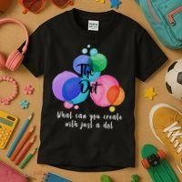 What Can You Create With Just A Dot Kids T-Shirt thumb 3