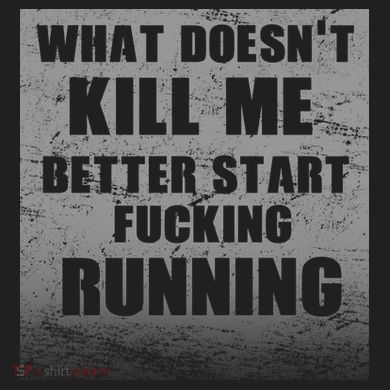 What Doesn't Kill Me Better Start Running V.I.T. Fleece Crew Sweatshirt